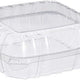 Dart - 8.3" x 8.3" x 3" Clear Seal Plastic Hinged Container, 250/Cs - C90PST1