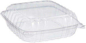 Dart - 8.8" x 9.3" Clear Large OPS Plastic Container, 250/Cs - C95PST1