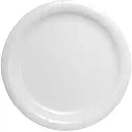 Dart - 9" Natural Bamboo Paper Plates, Pack of 500 - EWP9-2050