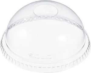 Dart - 9 Oz Clear Dome Lid 1" Hole Fits - 24 Oz Plastic Cups, Pack of 1000 - DLR662