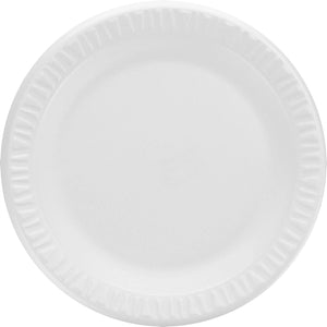 Dart - 9" White Foam Plates, Pack of 500 - 9PWCR