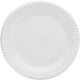 Dart - 9" White Foam Plates, Pack of 500 - 9PWCR