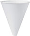 Dart - Bare Solo Eco-Forward 10 oz Cone Paper Cold Cups, Pack of 1000 - 10BF-2050