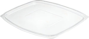 Dart - ClearPac Flat Deli Lid fits C64DER or C30DE3R Plastic Containers Clear, Pack of 252 - C64DLR