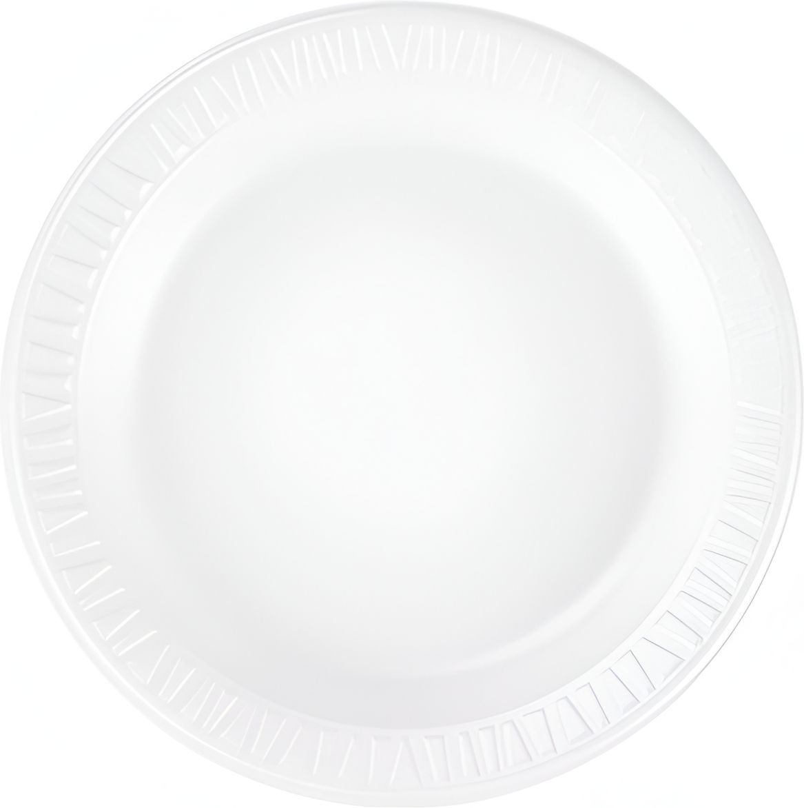 Dart - Concord 7" Non-Laminated White Foam Plates, Pack of 1000 - 7PWCR