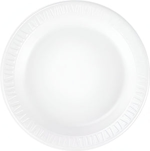 Dart - Concord 7" Non-Laminated White Foam Plates, Pack of 1000 - 7PWCR