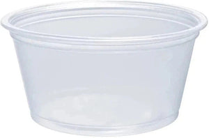 Dart - Conex Compliments Translucent 2 Oz Clear Polypropylene Plastic Portion Cups , Pack of 2500 - 200PC