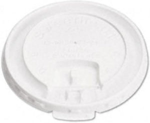 Dart - Flat White Flip-Back Lid For 12XTC/16XTC/20XTX, 1000/Case - 12TL-L0007