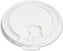 Dart - Flat White Flip-Back Lid For 12XTC/16XTC/20XTX, 1000/Case - 12TL-L0007