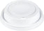 Dart - HIPS White Cappuccino Lid Fits with 12 Oz - 14 Oz Foam Cups, Pack of 1000 - 12EL