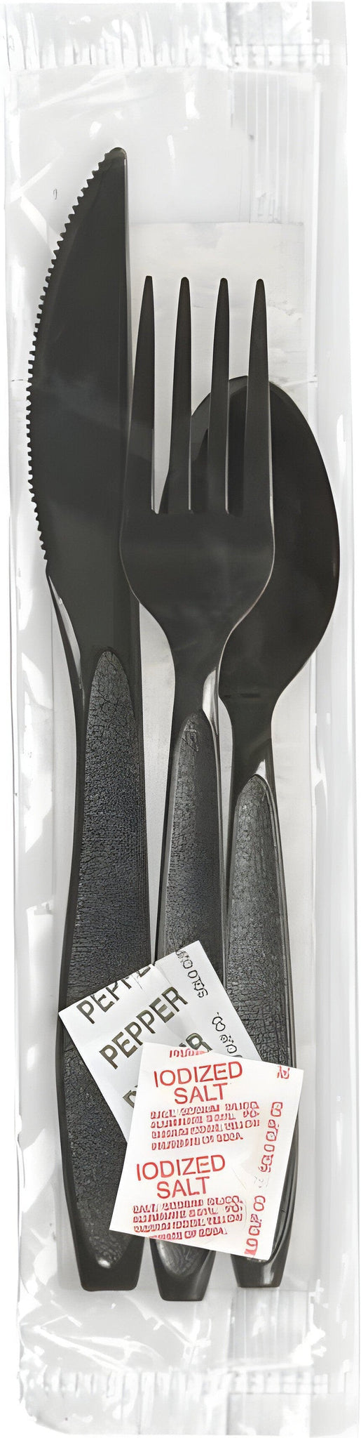 Dart - Impress Black Heavy Weight 5 PC Cutlery Set, Pack of 250 - HSK8Y-0004