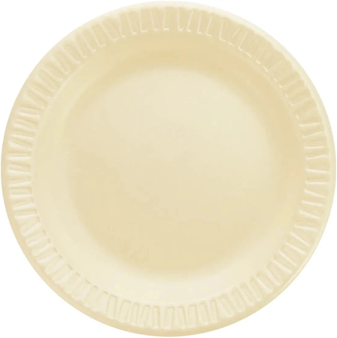 Dart - Quite Classic 6" Honey Laminated Foam Plates, Pack of 1000 - 6PHQR