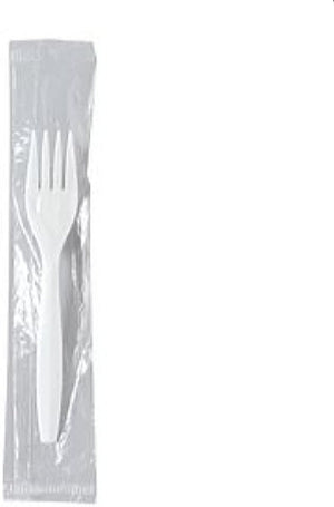 Dart - Regal 5 PC White Medium Weight Cutlery Kit, Pack of 500 - MOW14Z