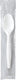 Dart - Regal White Medium Weight Cutlery Teaspoon, Pack of 1000 - MOWT