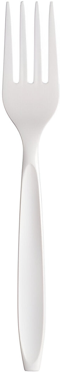 Dart - Reliance White Medium Weight Individually Wrapped Cutlery Fork, Pack of 1000 - RSWF-0007