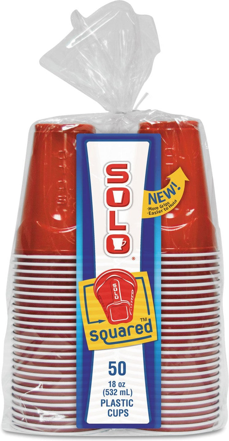 Dart - Solo 18 Oz Plastic Cups, Pack of 720 - CQH18D-0001