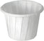 Dart - Solo 3/7 Oz White Paper Portion Cups, Pack of 250 - 075-2050