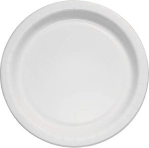 Dart - Solo 6" White Coated Medium Paper Plates, Pack of 1000 - MP6B-2054