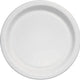 Dart - Solo 6" White Coated Medium Paper Plates, Pack of 1000 - MP6B-2054