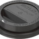 Dart - Solo Black Traveler Cappuccino Dome Lids fits 10 oz Paper Hot Cups , Pack of 1000 - TL31B2-0004