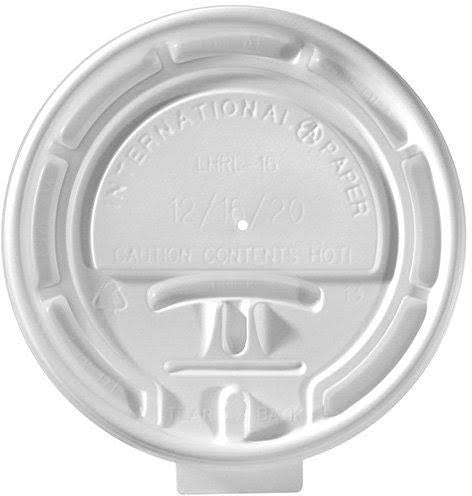 Dart - Solo Flat Lid fits 12C, 16C, 20C Plastic Containers , Pack of 2000 - 16CL1