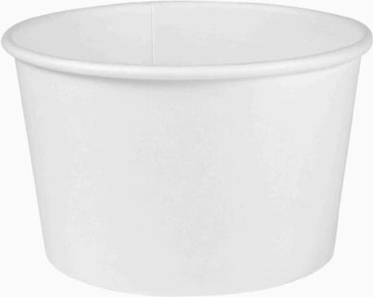 Dart - Solo VS SSP 8 Oz White Paper Container, Pack of 1000 - VS508-2050