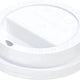 Dart - Solo White Traveler Cappuccino Dome Lids fits 10 oz Paper Hot Cups , Pack of 1000 - TL31R2-0007