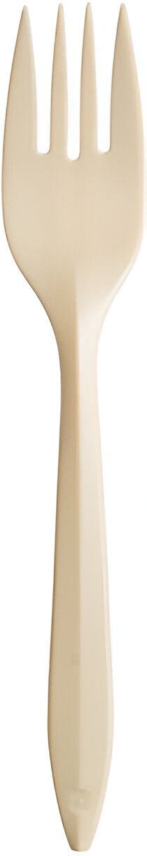 Dart - Style Setter Honey Medium Weight Plastic Fork, Pack of 1000 - F6BH