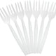 Dart - Style Setter White Fork Cutlery Medium Weight, Pack of 1000 - F6BW