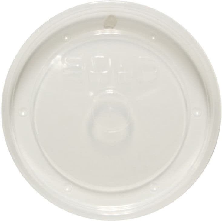 Dart - Translucent Vented Lid Fits For 32 Oz Plastic Containers, Pack of 1000 - LPH432-0090