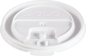 Dart - White Lift & Lock Travel Lid for Paper Hot Cups, Pack of 2000 - LH16W-00007