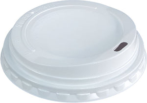 Dart - White Plastic Dome Sip Lids, Pack of 1000 - LTG516