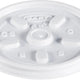 Dart - White Plastic Vented Lid, fits 4J6 or 6J6 container, 1000/cs - 6JL