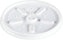 Dart - White Vented Lid For Foam Cups, Pack of 1000 - 12JL