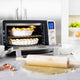 DeLonghi - 0.8 Cu. Ft. Stainless Steel Livenza Digital Convection Oven with True Element & Fan - EO241250M