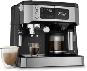 DeLonghi - All-In-One Coffee Espresso Cappuccino Latte Machine with Adjustable Frother - COM532M