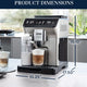 DeLonghi - Eletta Explore Super Automatic Espresso/Cappuccino Machine with Cold Brew - ECAM45086S