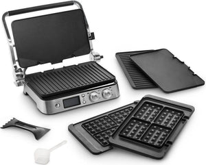 DeLonghi - Livenza Digital All-Day Indoor Grill with Waffle Plates - CGH1030D