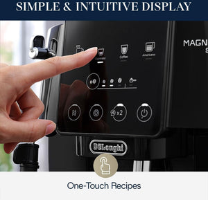 DeLonghi - Magnifica Start Black Espresso Machine with Manual Milk Frother - ECAM22022B