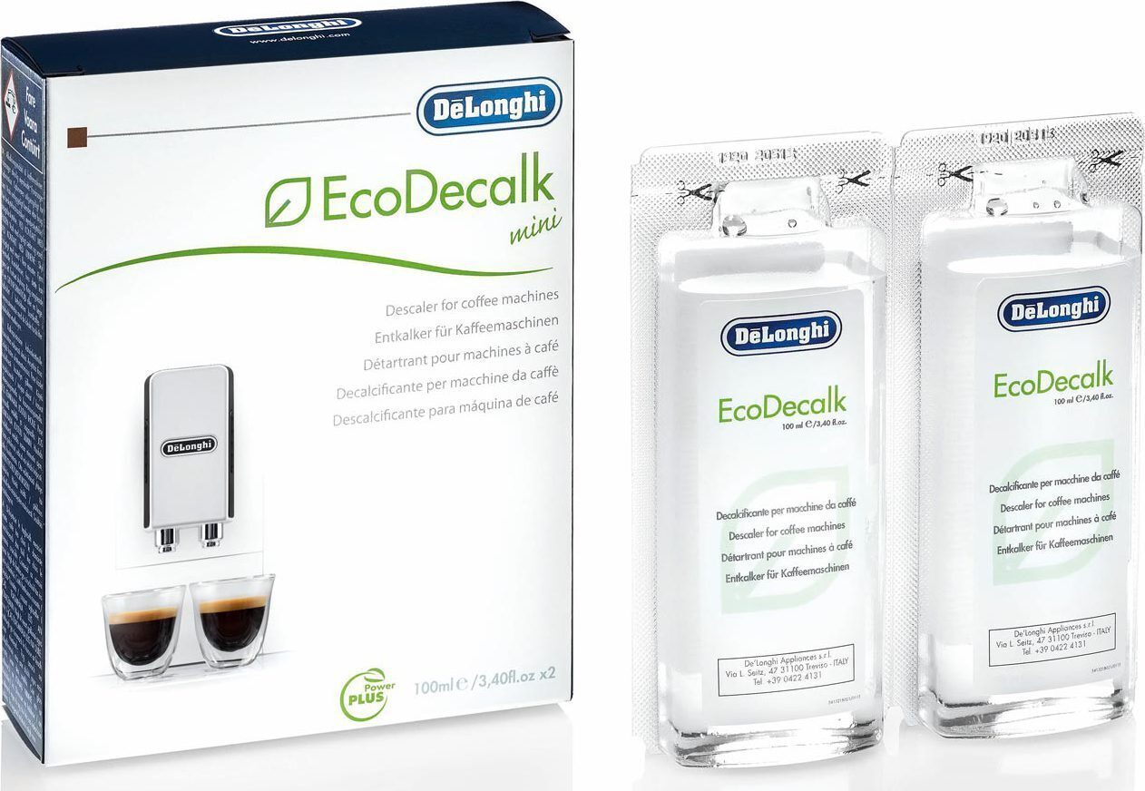 DeLonghi - Pack of 2 EcoDecalk Descaler Liquid - 2 x 100ml - 5513296011 - Duplicate with DLSC200