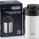 DeLonghi - Polished Stainless Steel Vacuum Sealed Coffee Canister - DLSC063