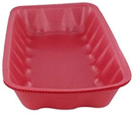 Dyne-A-Pak Inc. - 10.75" x 5.875" x 2" 10K Pink Foam Meat Trays, Pack of 250 - 201010KP00