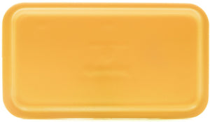 Dyne-A-Pak Inc. - 10.75" x 5.88" x 0.69" 10S Yellow Foam Meat Trays, Pack of 500 - 201010SY00