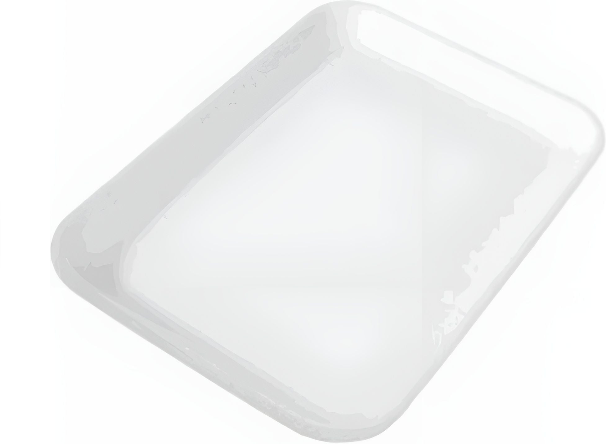 Dyne-A-Pak Inc. - 8.25" x 5.75" x 0.62" 2S/32 White Foam Meat Trays, Pack of 500 - 201002SW00