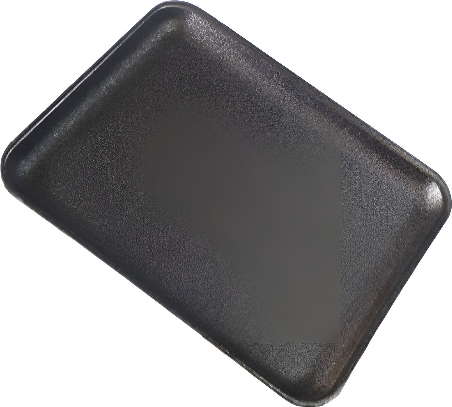 Dyne-A-Pak Inc. - 9.25" x7.25" x 0.625" 34/4S Black Foam Meat Trays, Pack of 500 - 2010340N00