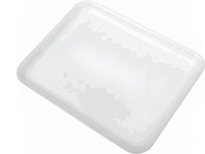 Dyne-A-Pak Inc. - 9.25" x7.25" x.625" 34/4S White Foam Meat Trays, Pack of 500 - 2010340W00