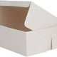 EB Box - 10" x 7" x 3.5" White Cake Boxes, 200/Bn - 100270