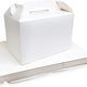 EB Box - 4" x 4" x 4" White 1 Pack Window Cupcake Box, Pack of 100 - EB5279A