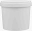 E. Hofmann Plastics - White Tamper Evident Pail with Handle - PR1100