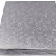 Enjay Converters - 12" x 17" x .25" 1/2 Slab Silver Cake Board, Pack of 12 - 141217S